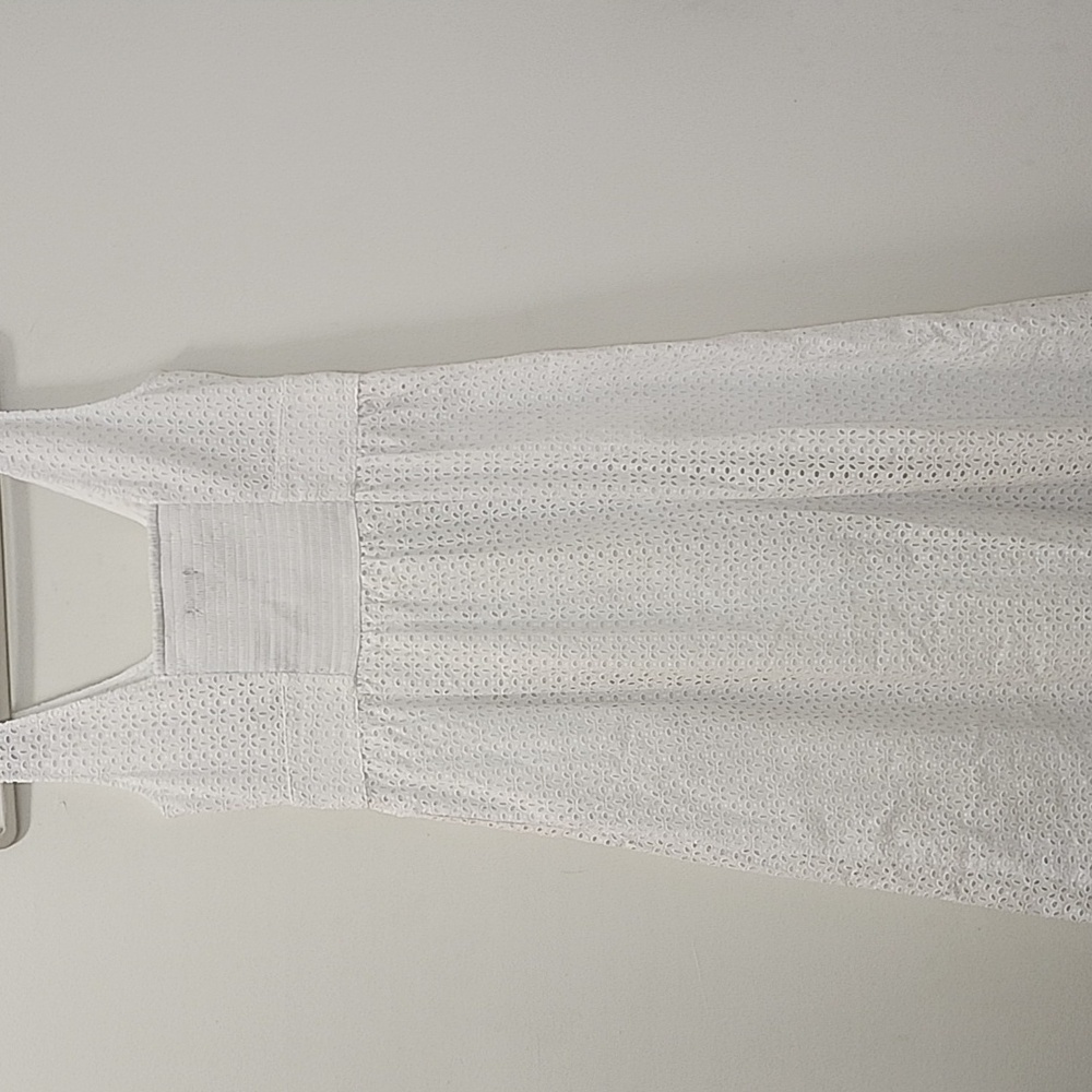 NWT J.Crew Eyelet Button-Front Sleeveless Midi Dress Size 8 - Picture 11 of 16